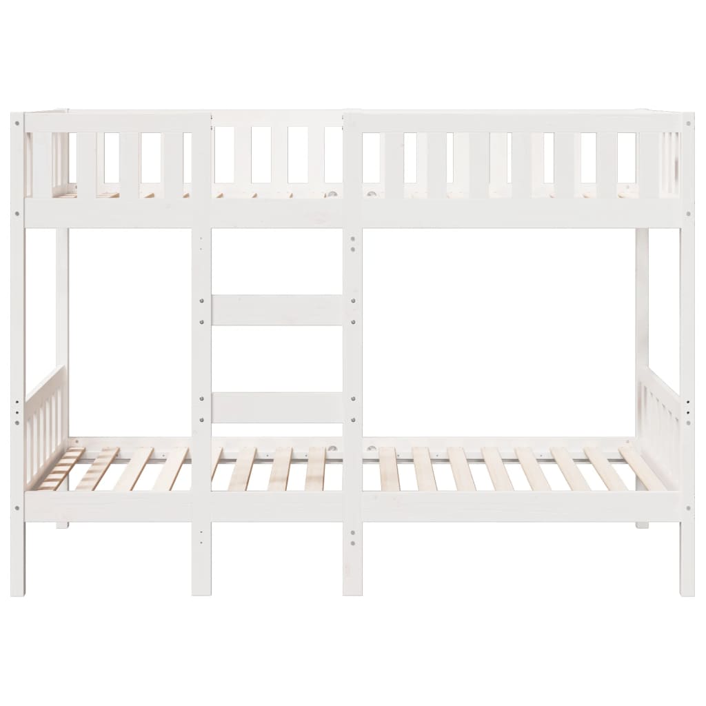 Lit superposé Blanc 80x200 cm Bois de pin massif - XIOS