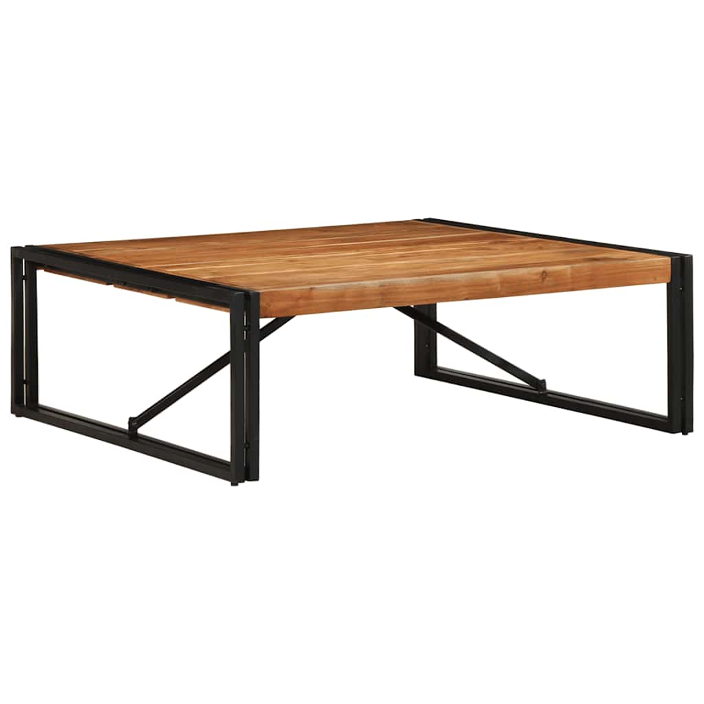 Table basse 100x100x35 cm bois massif acacia - XIOS