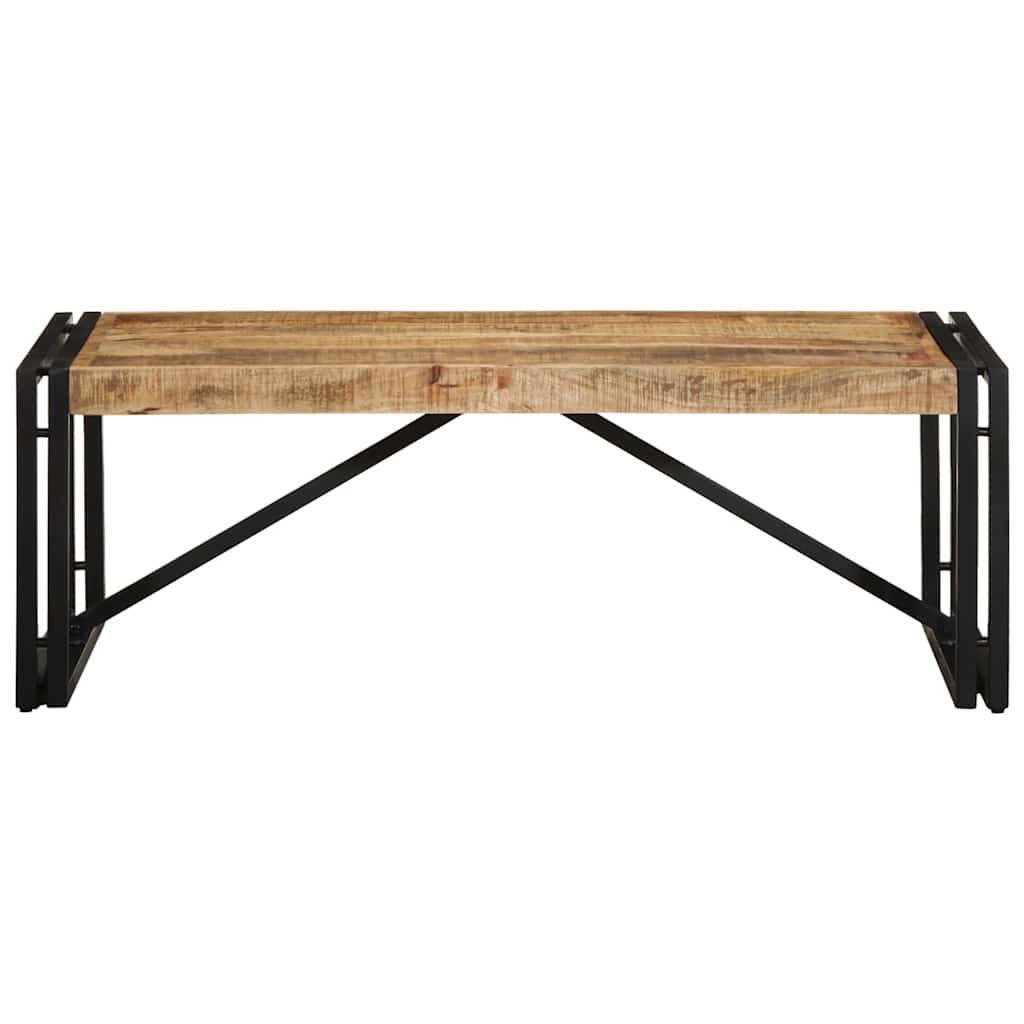 Table basse 100x50x35 cm bois de manguier massif brut - XIOS