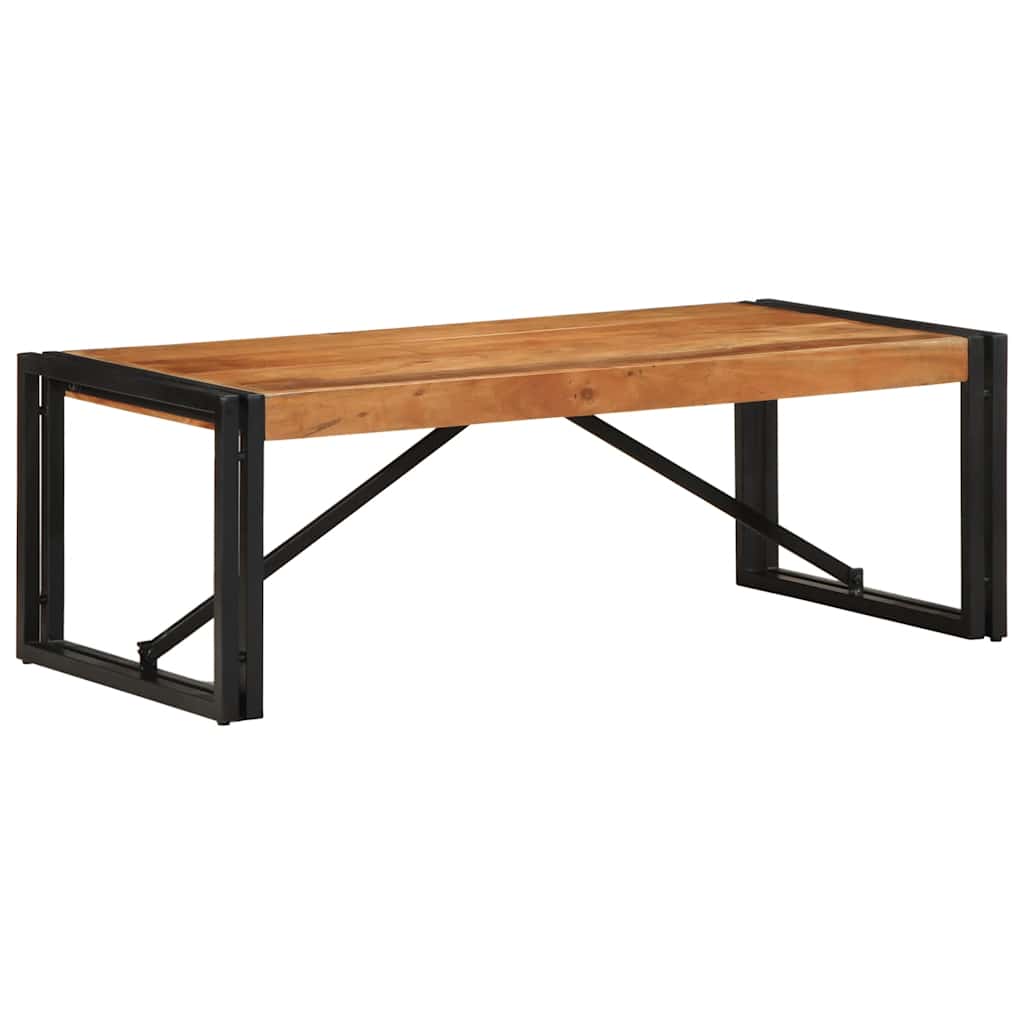 Table basse 100x50x35 cm bois massif d'acacia - XIOS