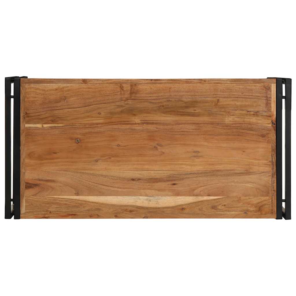 Table basse 100x50x35 cm bois massif d'acacia - XIOS