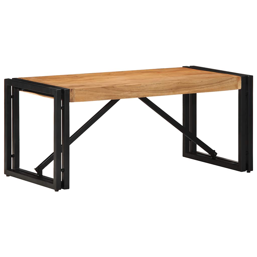 Table basse 80x40x35 cm bois massif d'acacia - XIOS
