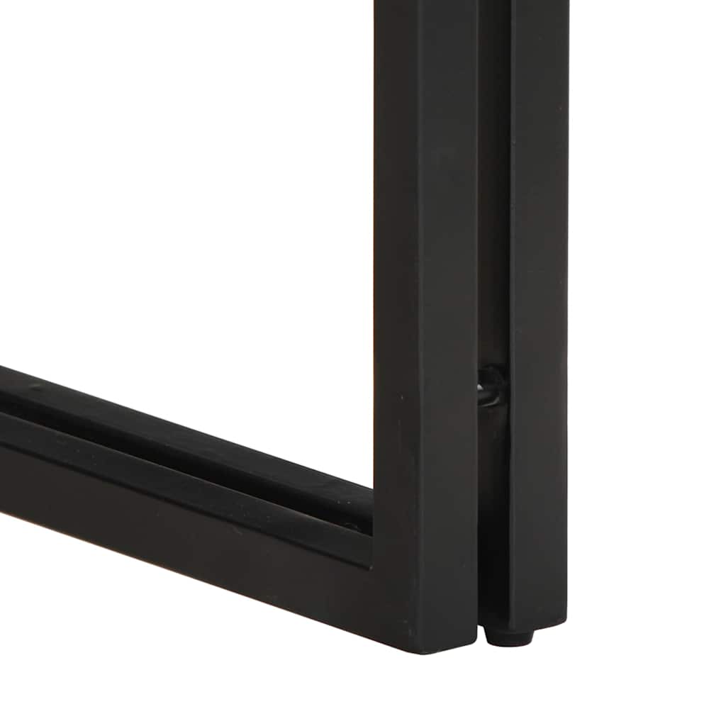 Table basse 50x50x35 cm bois de manguier massif brut - XIOS