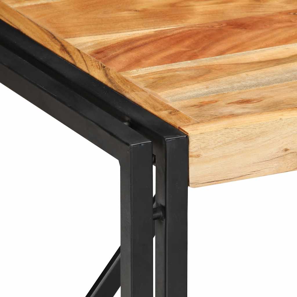 Table basse 50x50x35 cm bois massif d'acacia - XIOS