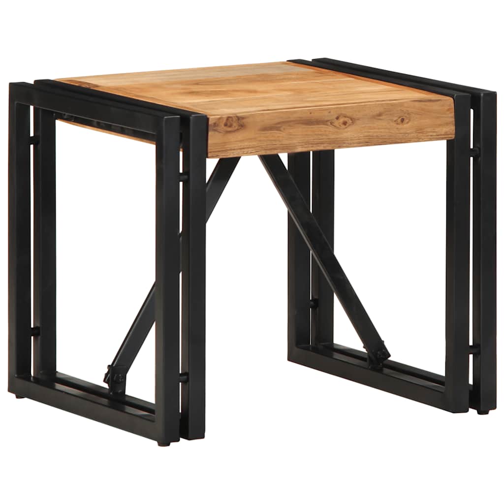 Table basse 40x40x35 cm bois massif acacia - XIOS