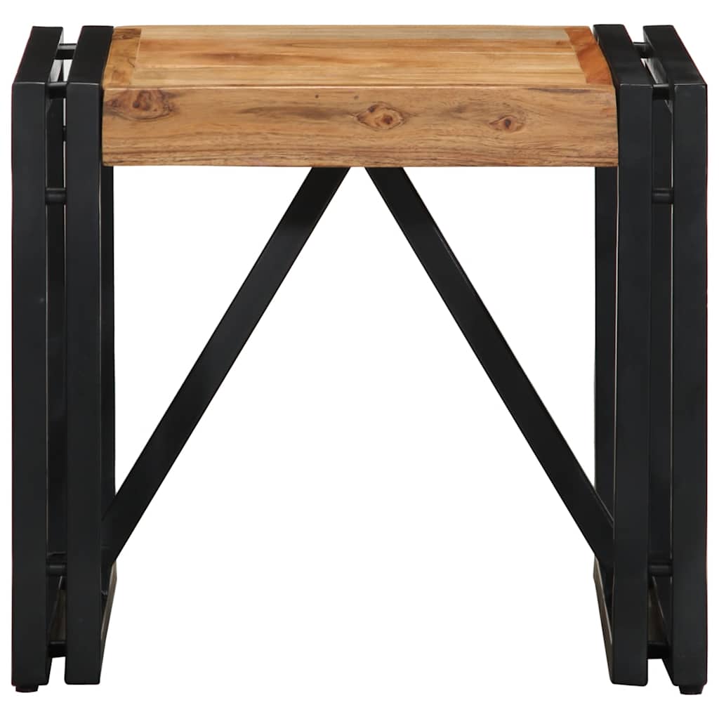 Table basse 40x40x35 cm bois massif acacia - XIOS