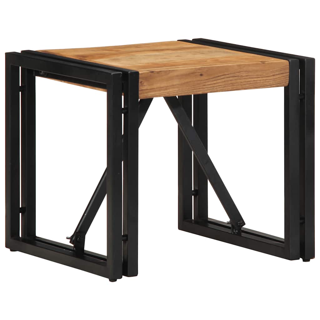 Table basse 40x40x35 cm bois massif acacia - XIOS