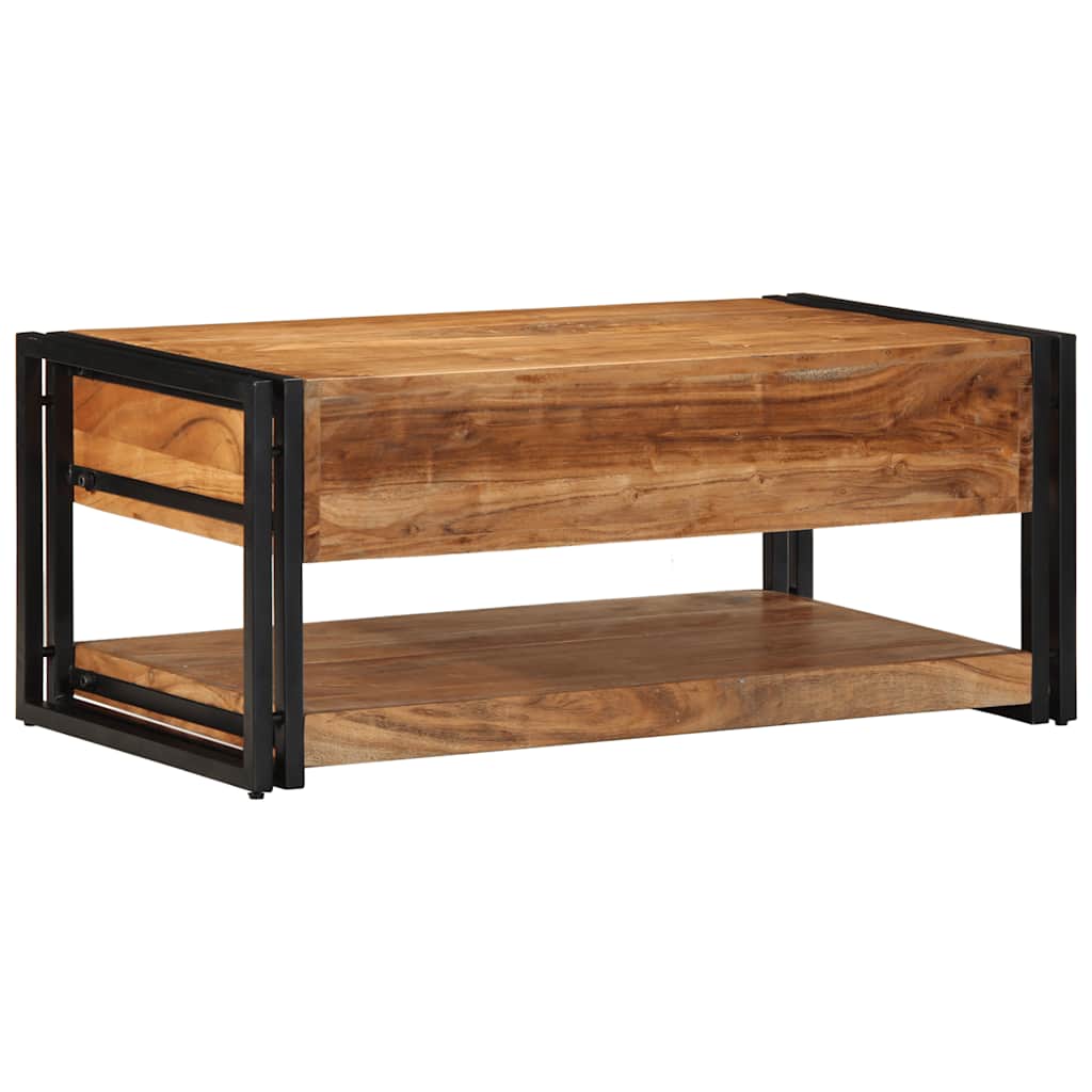 Table basse 90x50x38 cm bois massif acacia - XIOS