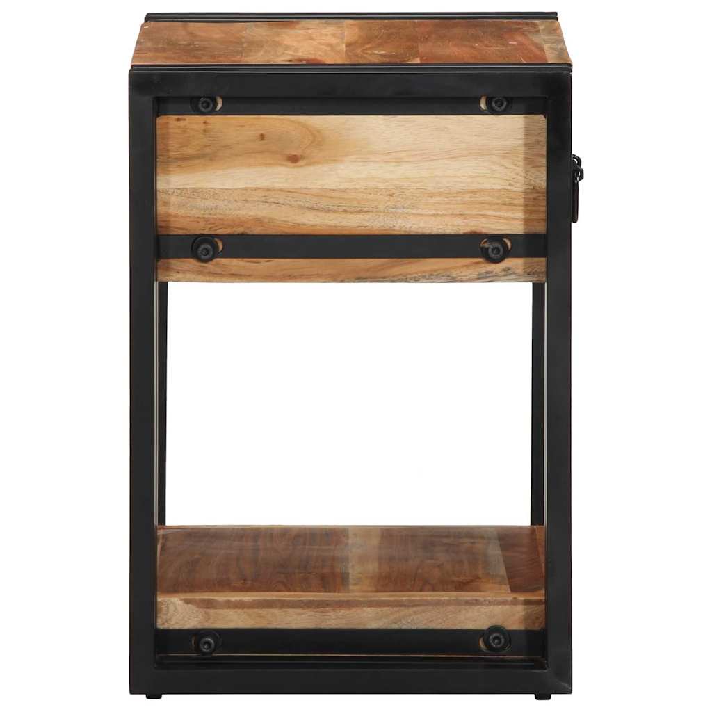 Cabinet de chevet avec tiroir 2 pcs Marron 40 x 35 x 50 cm - XIOS