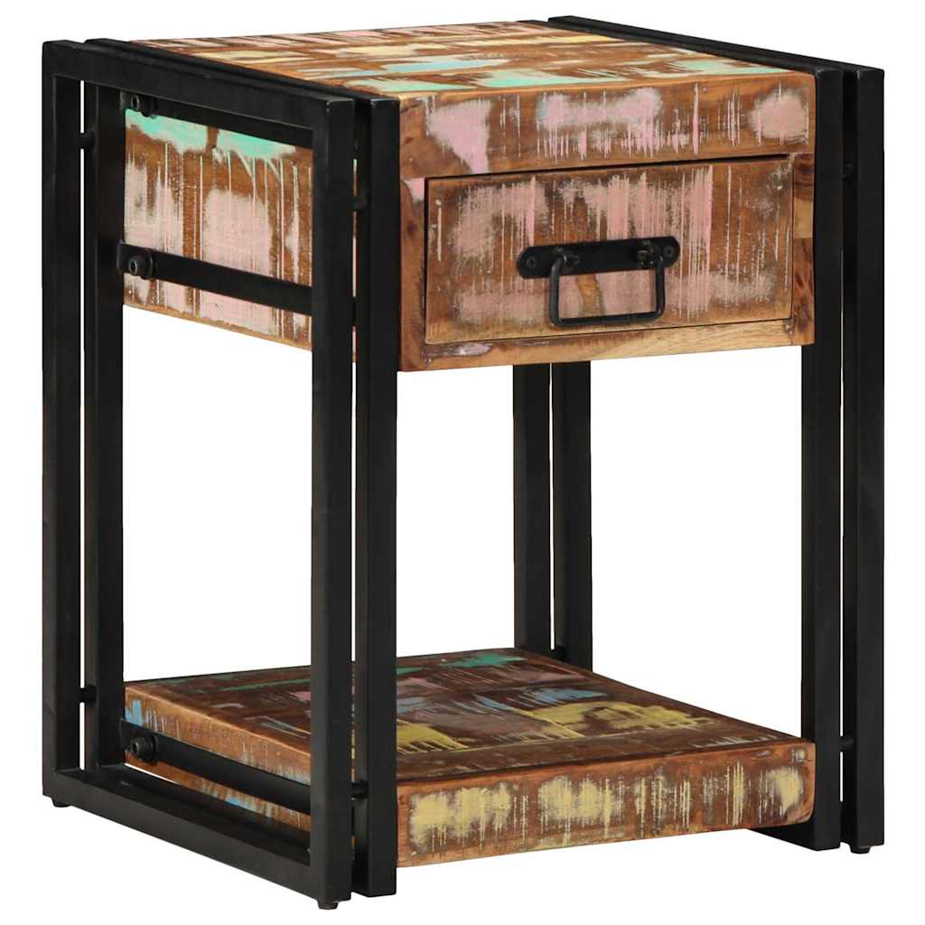 Cabinet de chevet avec tiroir 2 pcs Multicolore 40 x 40 x 50 cm - XIOS