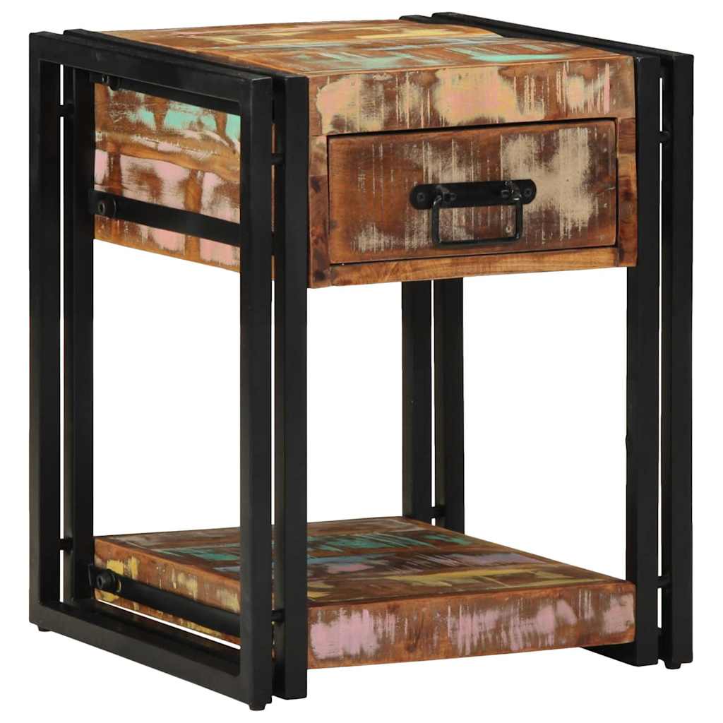 Cabinet de chevet avec tiroir 2 pcs Multicolore 40 x 40 x 50 cm - XIOS