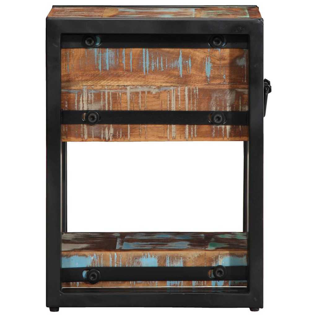 Cabinet de chevet avec tiroir 2 pcs Multicolore 30 x 30 x 40 cm - XIOS