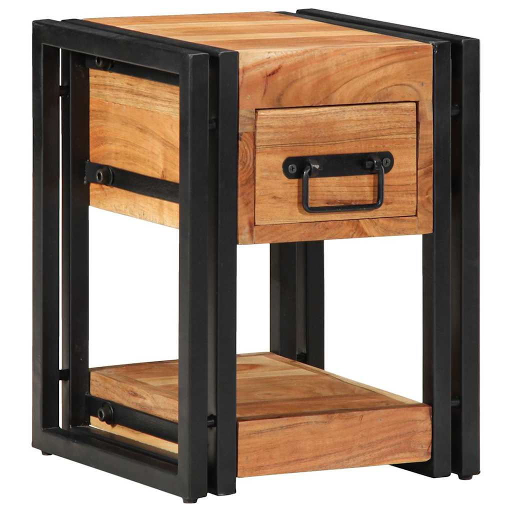 Cabinet de chevet avec tiroir 2 pcs Marron 30 x 30 x 40 cm - XIOS