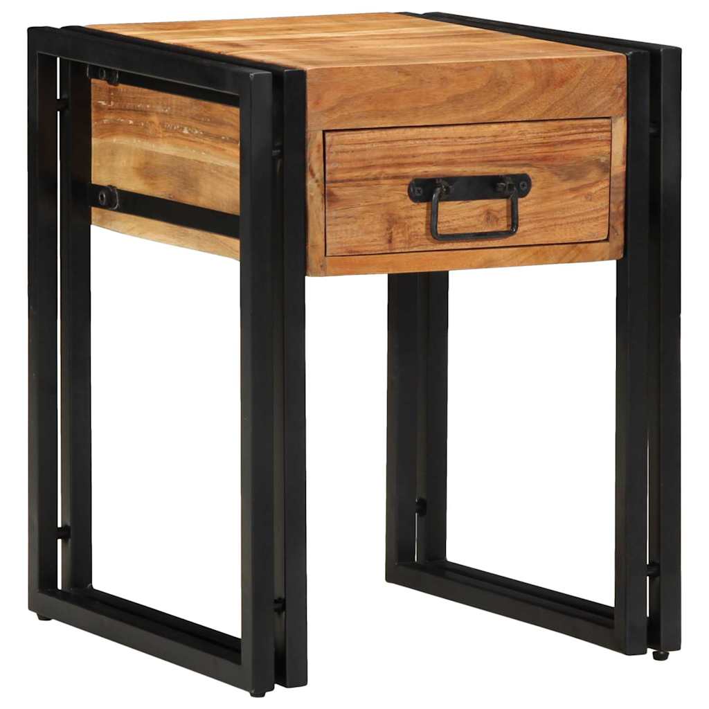 Table d'appoint Marron 40 x 40 x 50 cm Bois d'acacia massif - XIOS
