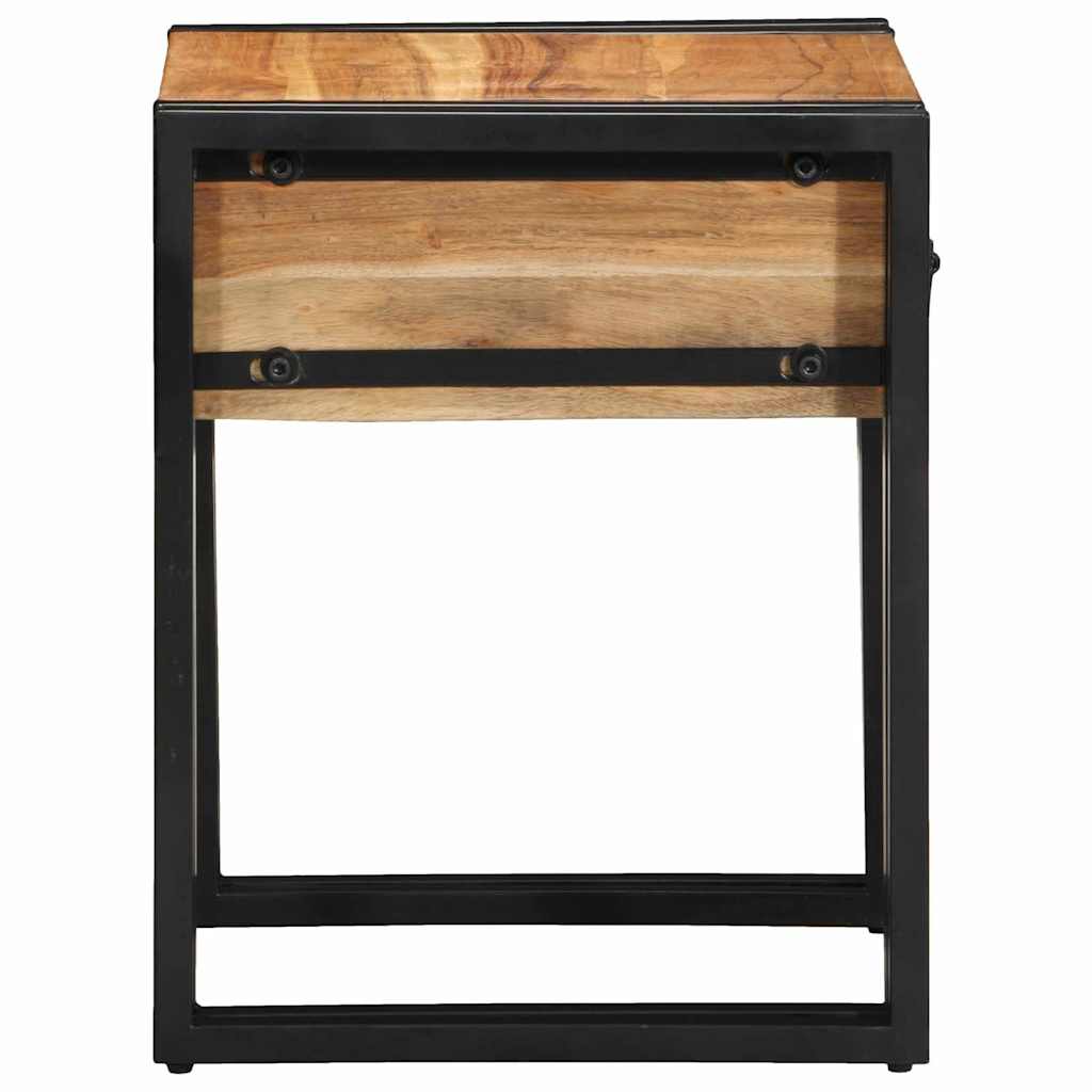 Table d'appoint Marron 40 x 40 x 50 cm Bois d'acacia massif - XIOS