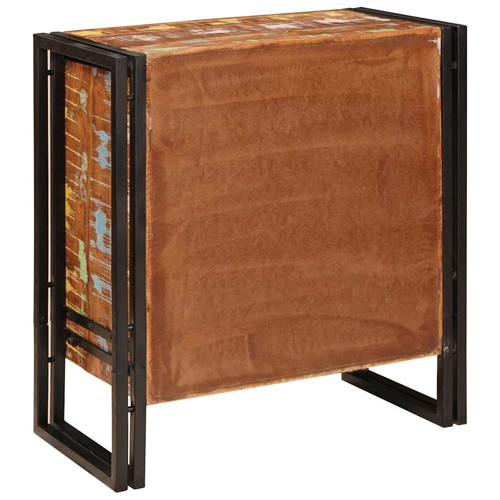 Buffet Marron 66 x 33 x 70 cm bois de récupération massif - XIOS
