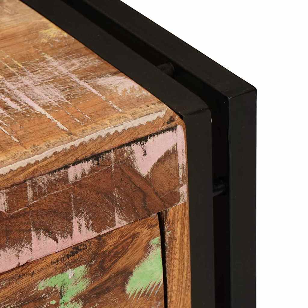 Cabinet à chaussures Marron bois de récupération massif - XIOS