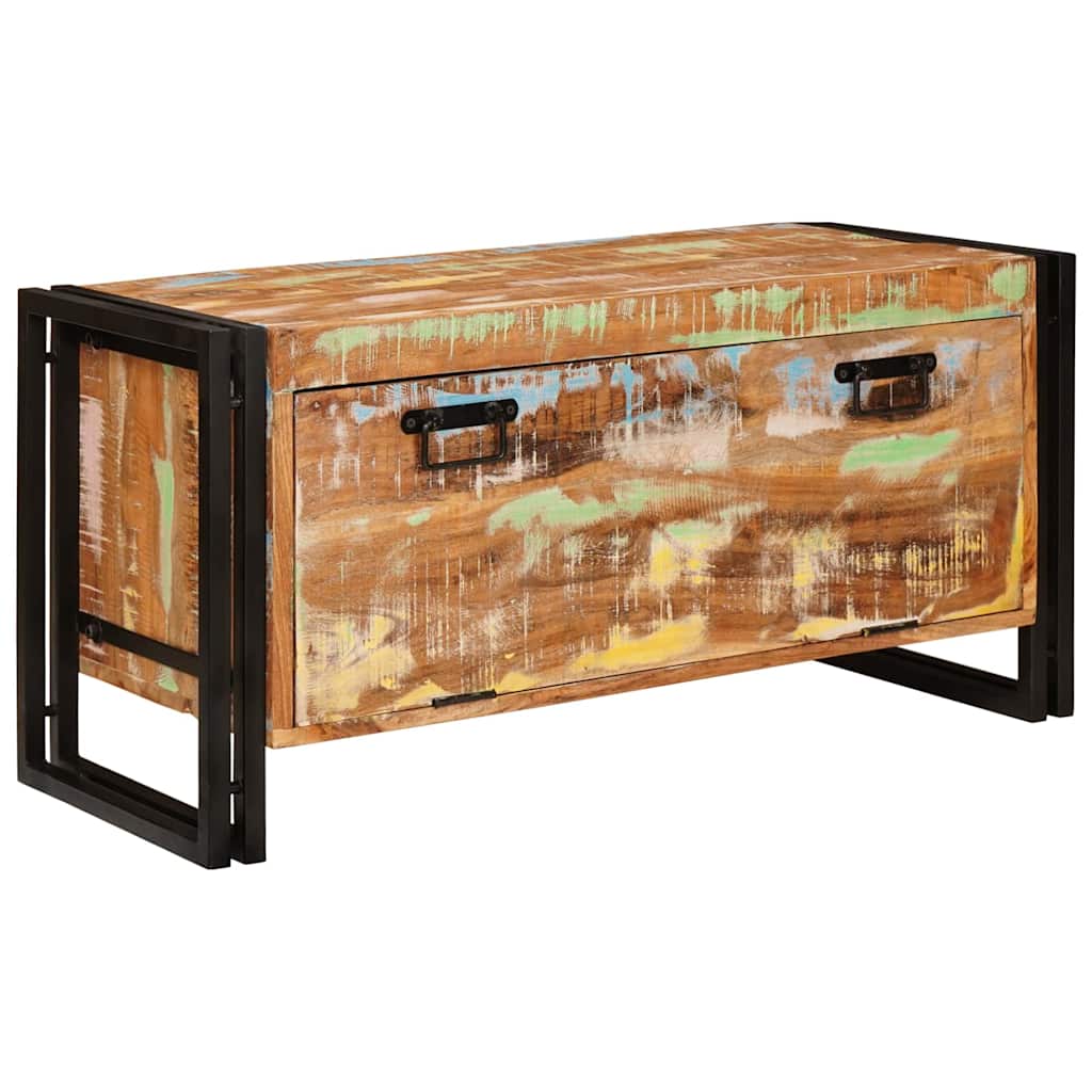 Cabinet à chaussures Marron bois de récupération massif XIOS