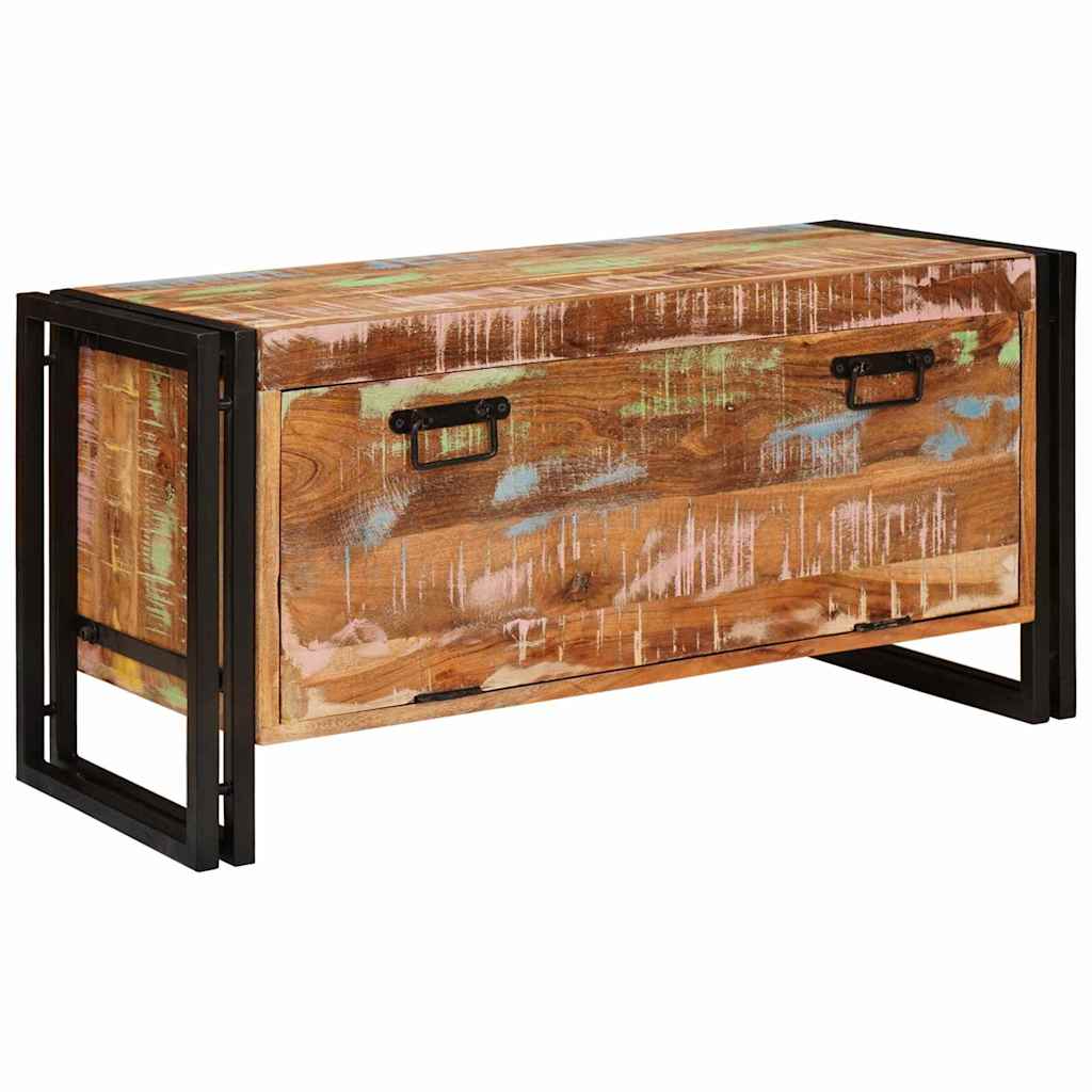 Cabinet à chaussures Marron bois de récupération massif - XIOS