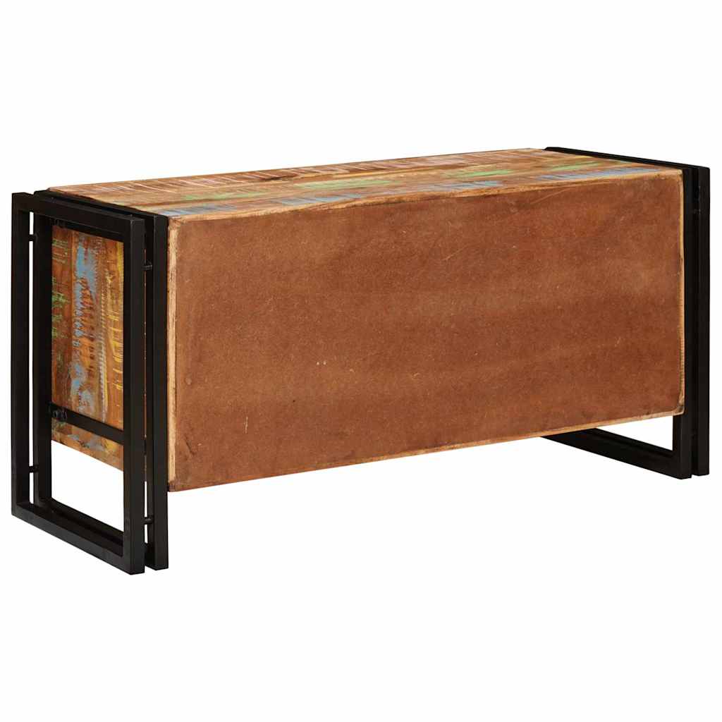 Cabinet à chaussures Marron bois de récupération massif - XIOS