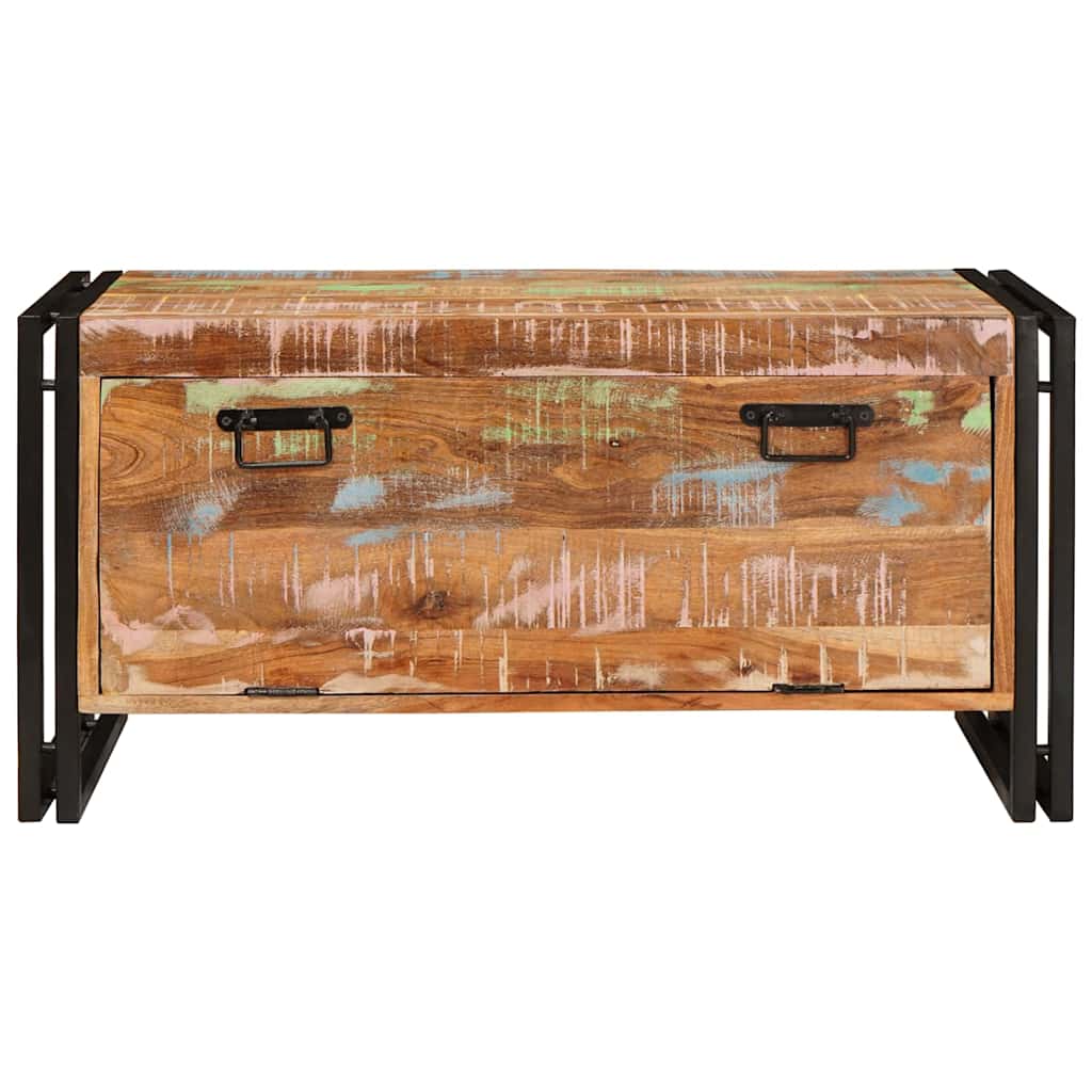 Cabinet à chaussures Marron bois de récupération massif - XIOS
