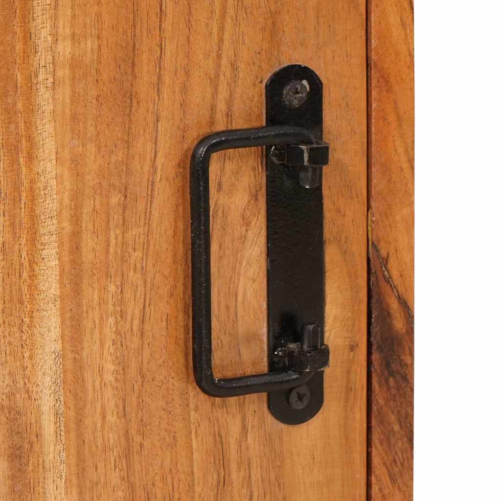 Table de chevet Marron 35 x 33 x 48 cm Bois massif d'acacia - XIOS