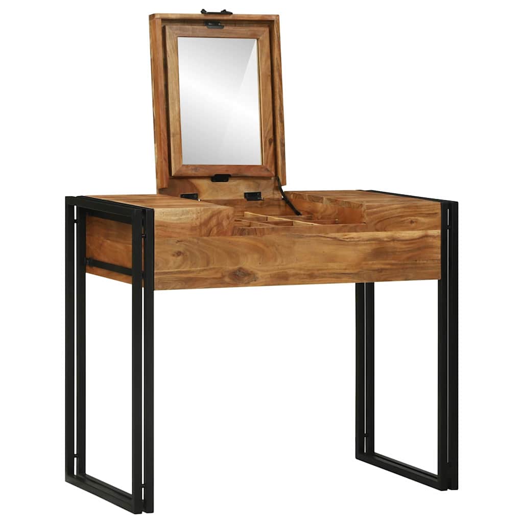 Coiffeuses pour Chambre Marron Bois d'acacia massif - XIOS