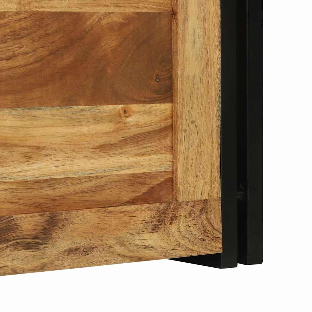 Boîte de Rangement 50 x 50 x 50 cm Bois d'acacia massif - XIOS