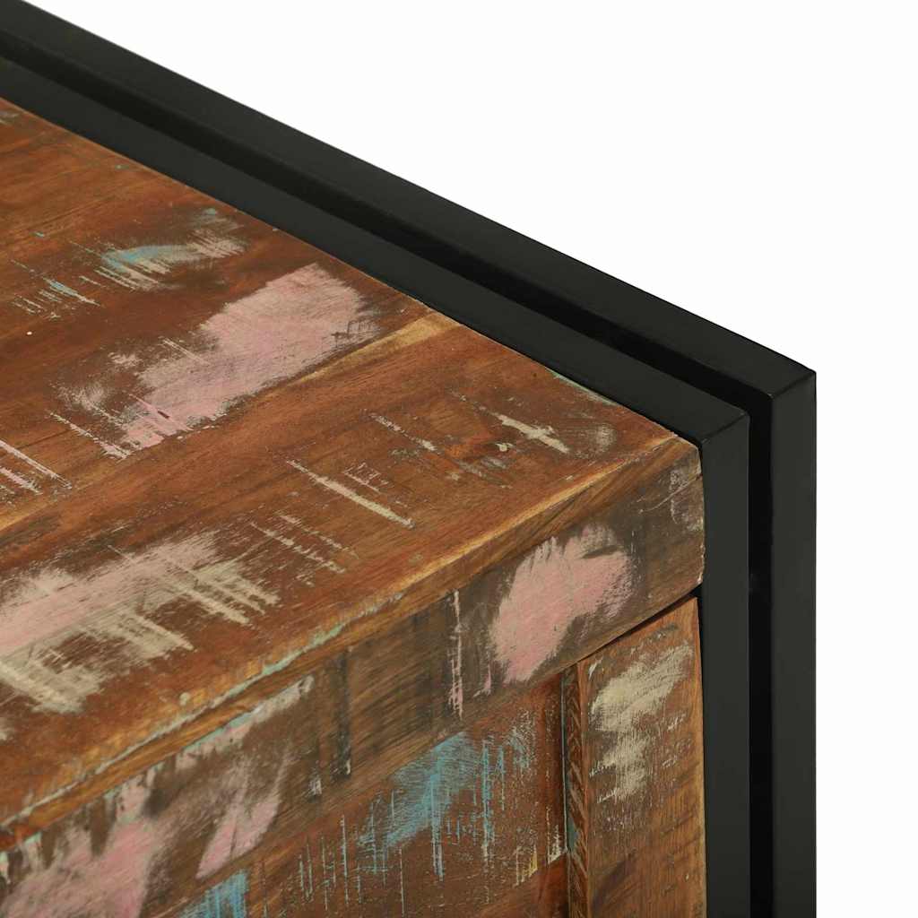Boîte de Rangement 80 x 50 x 50 cm Bois de récupération - XIOS