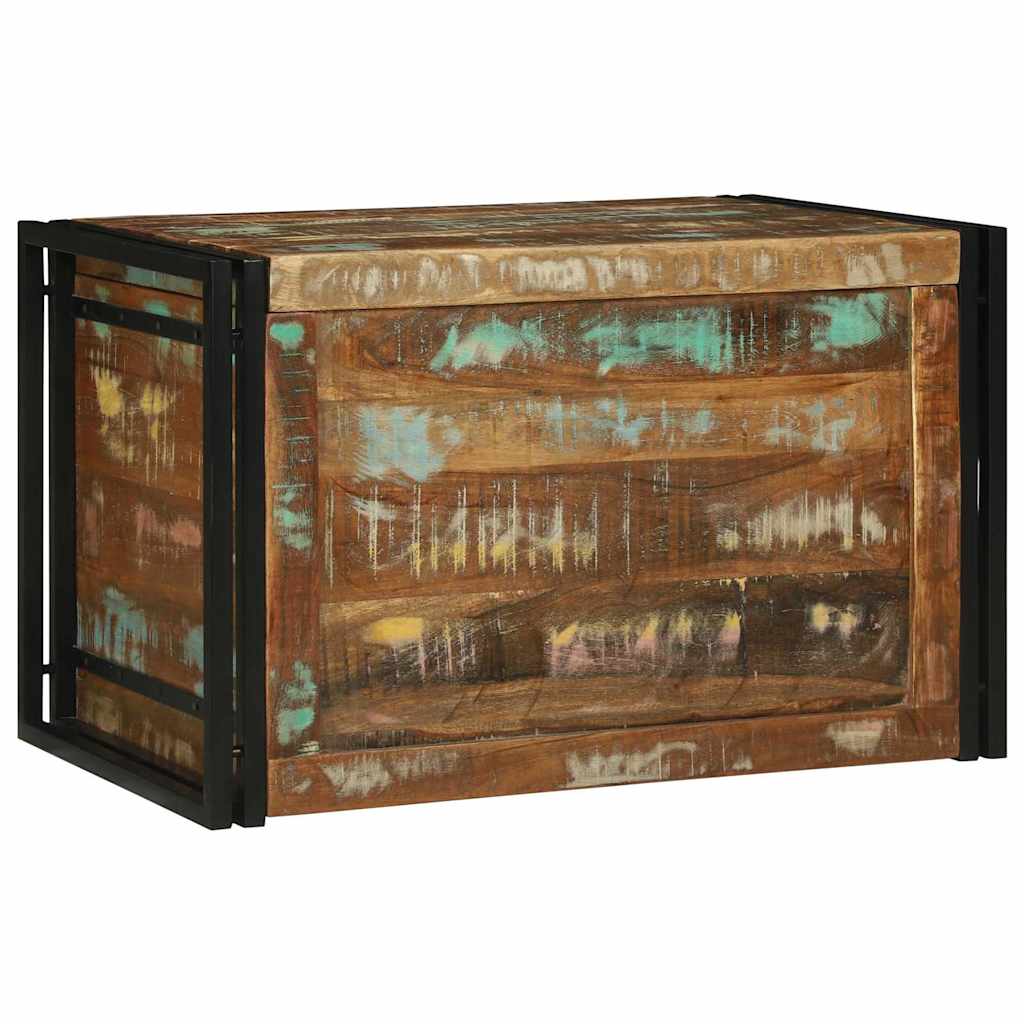 Boîte de Rangement 80 x 50 x 50 cm Bois de récupération - XIOS
