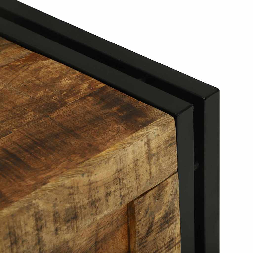 Boîte de Rangement 40 x 40 x 40 cm bois de manguier massif - XIOS