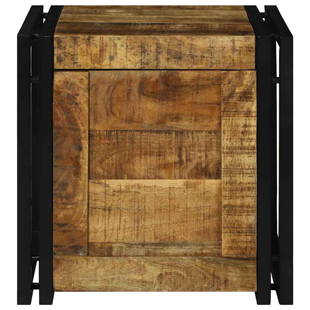 Boîte de Rangement 40 x 40 x 40 cm bois de manguier massif - XIOS