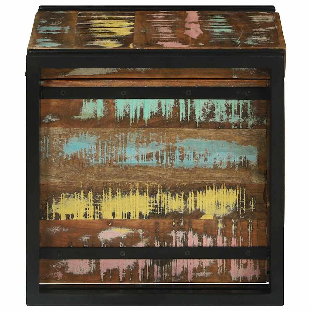 Boîte de Rangement 40 x 40 x 40 cm Bois d'acacia massif - XIOS