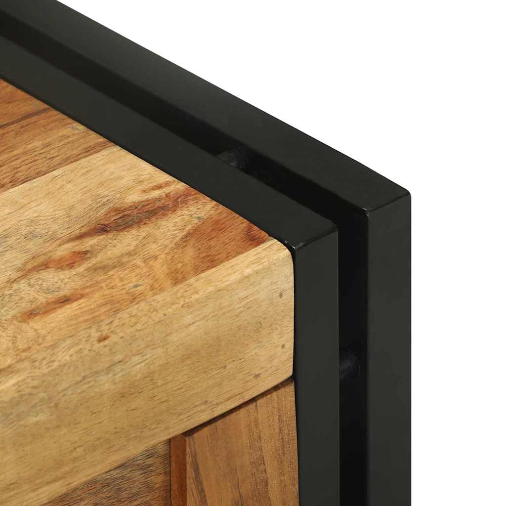 Coffres de rangement 40 x 40 x 40 cm Bois d'acacia massif - XIOS