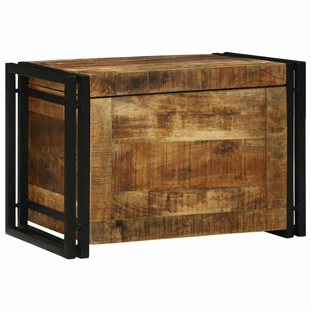 Boîte de Rangement 60 x 40 x 41 cm bois de manguier massif - XIOS