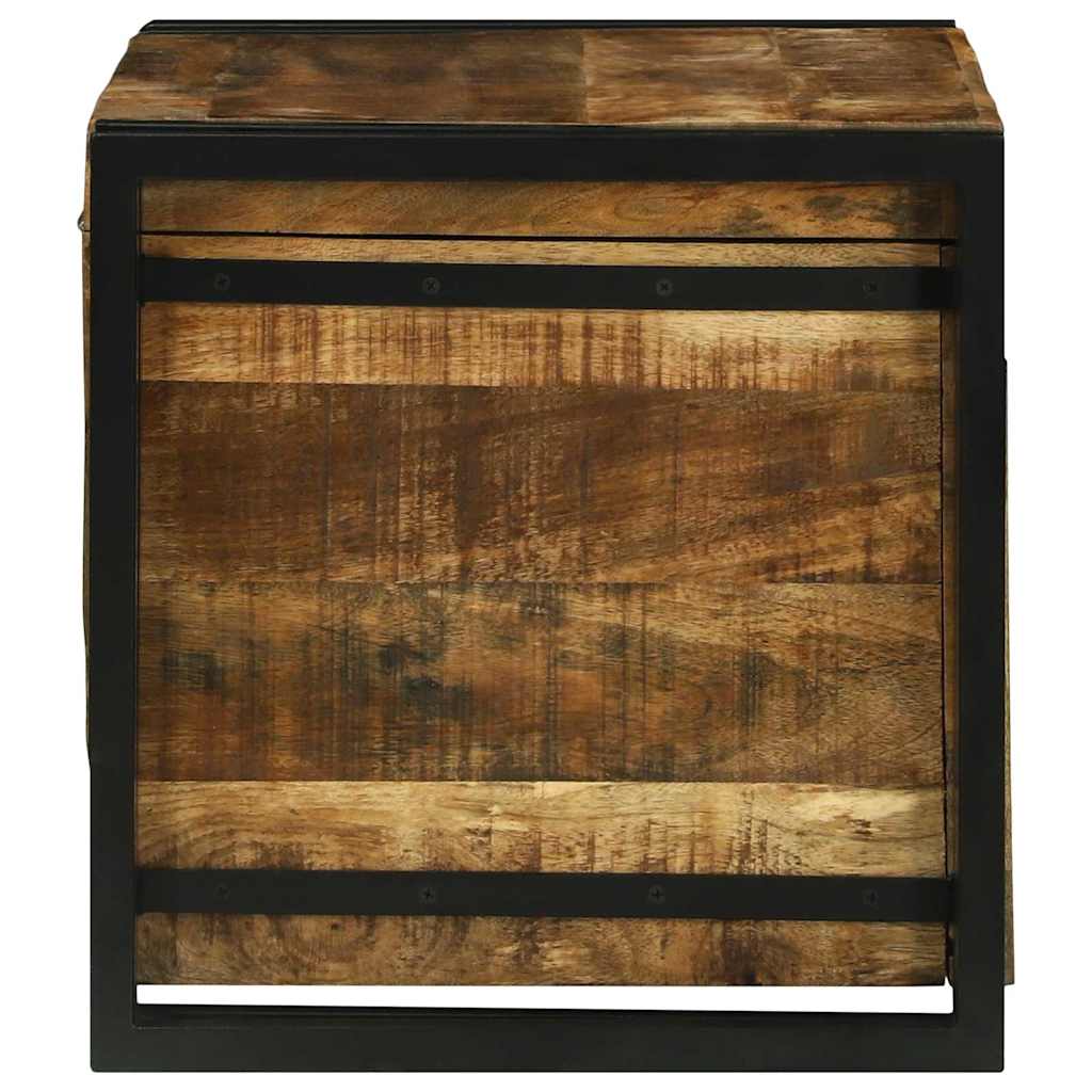 Boîte de Rangement 60 x 40 x 41 cm bois de manguier massif - XIOS