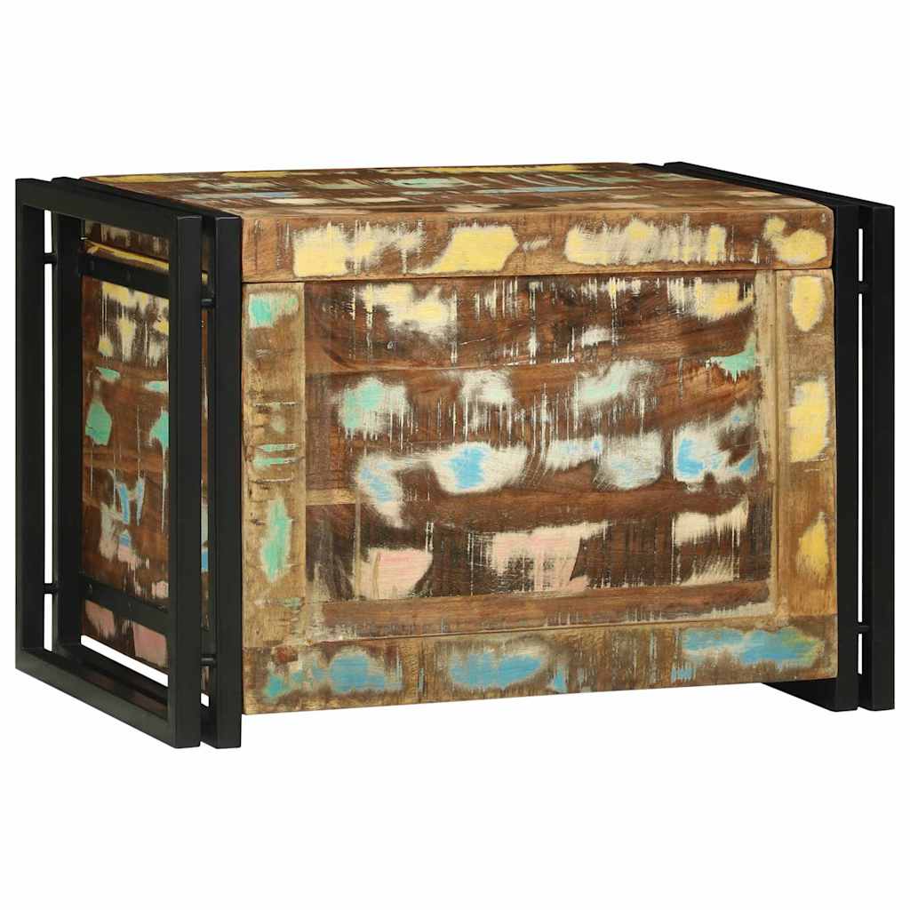 Boîte de Rangement 60 x 40 x 41 cm Bois de récupération - XIOS