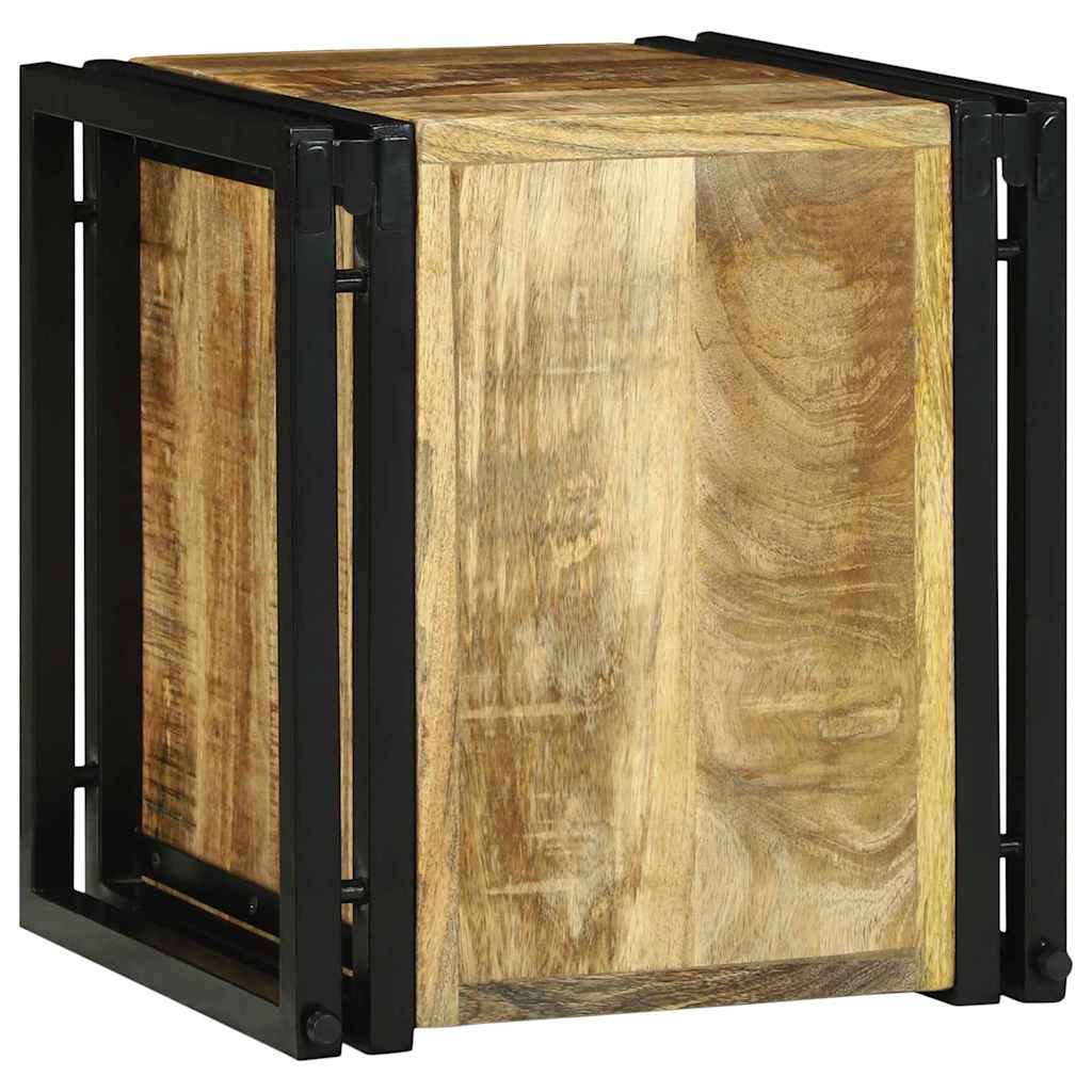 Étagère à vin Marron 34.5 x 35 x 39 cm Bois de manguier massif - XIOS