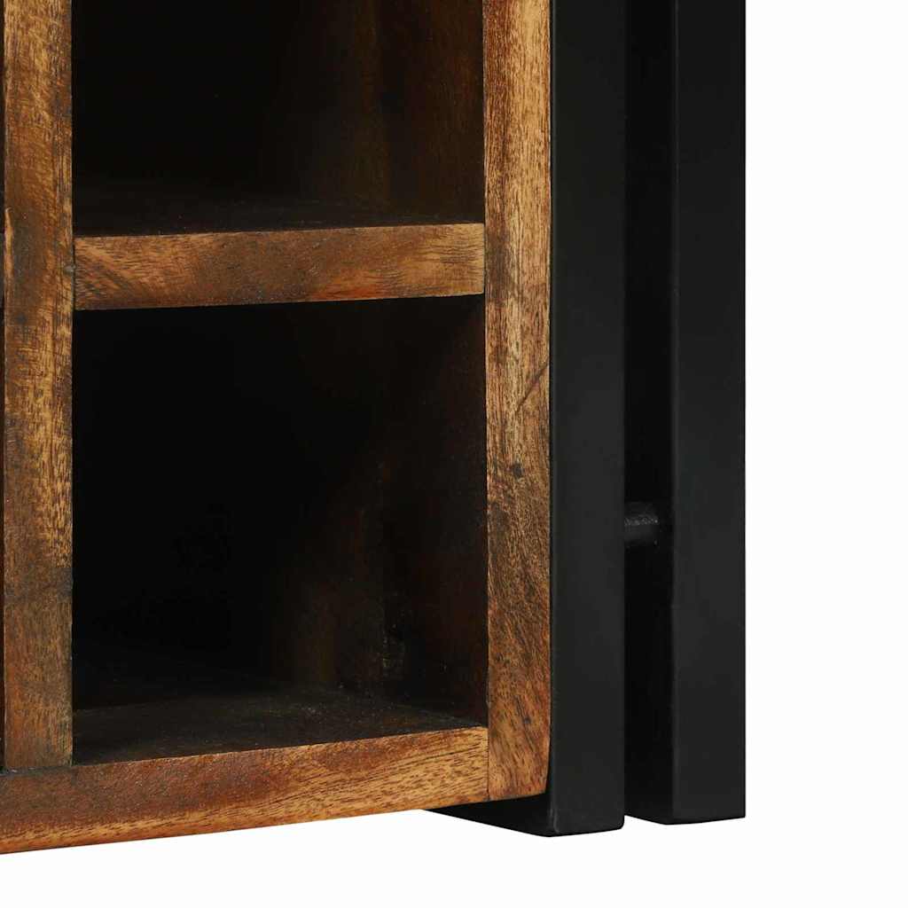 Étagère à vin 34.5 x 35 x 39 cm Bois massif de récupération - XIOS