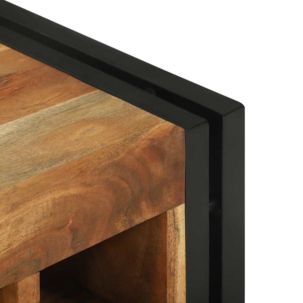 Étagère à vin Marron 34.5 x 35 x 39 cm Bois d'acacia massif - XIOS