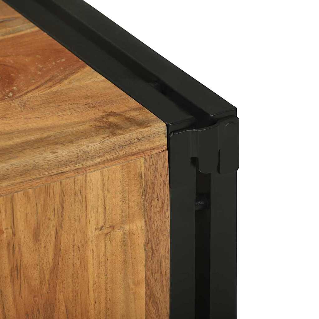 Étagère à vin Marron 34.5 x 35 x 39 cm Bois d'acacia massif - XIOS