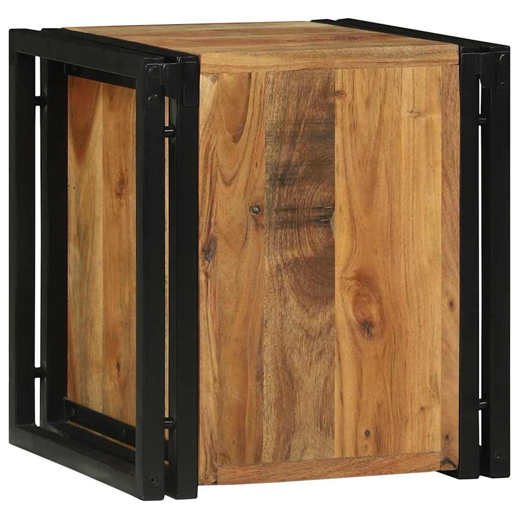 Étagère à vin Marron 34.5 x 35 x 39 cm Bois d'acacia massif - XIOS