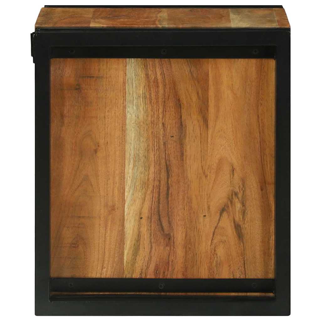 Étagère à vin Marron 34.5 x 35 x 39 cm Bois d'acacia massif - XIOS