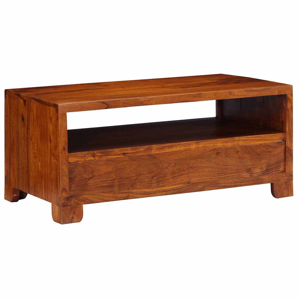 Table basse 90x50x40 cm bois d'acacia massif - XIOS