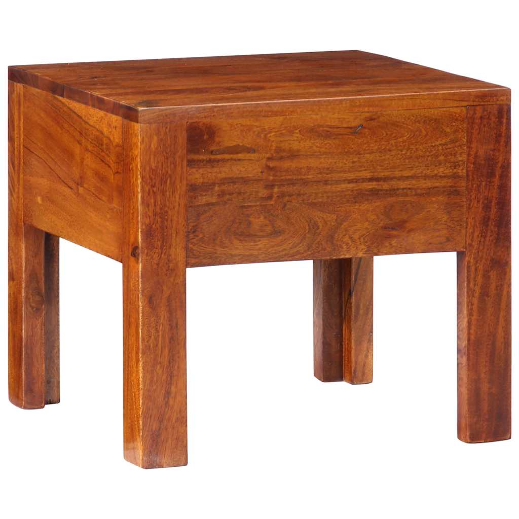 Tables de chevet 2 pcs 40x40x36 cm bois d'acacia massif - XIOS