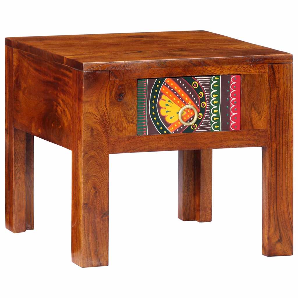 Tables de chevet 2 pcs 40x40x36 cm bois d'acacia massif - XIOS