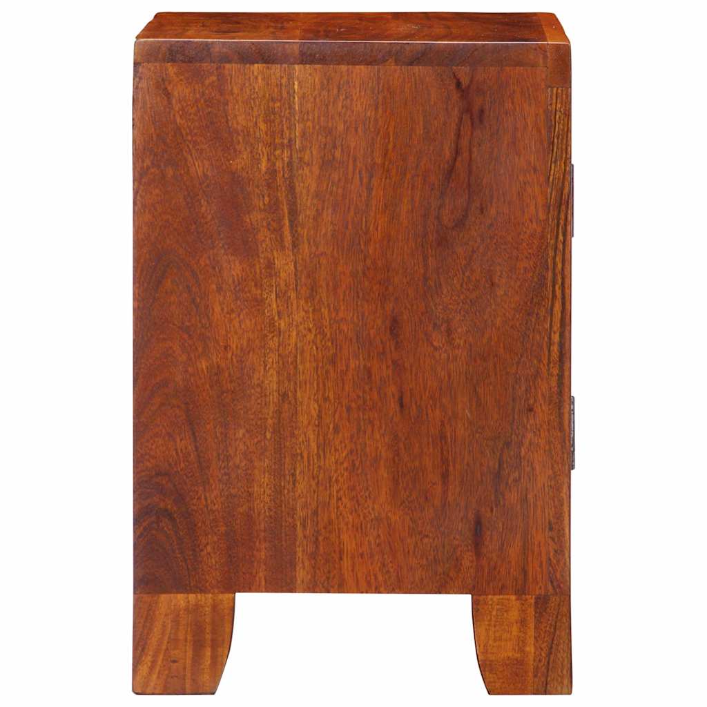 Table de chevet 2 pcs 40x30x45 cm bois d'acacia massif - XIOS