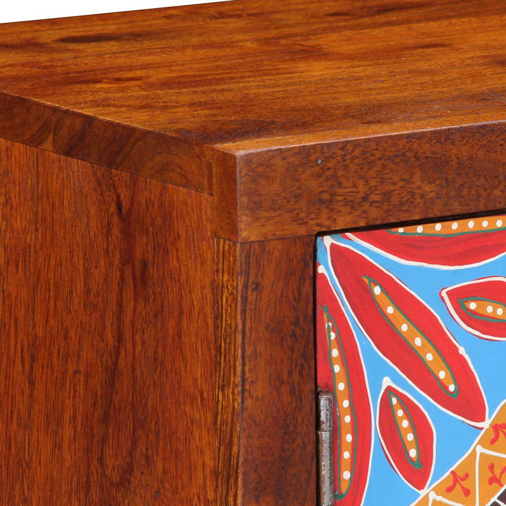Table de chevet 2 pcs 40x30x45 cm bois d'acacia massif - XIOS