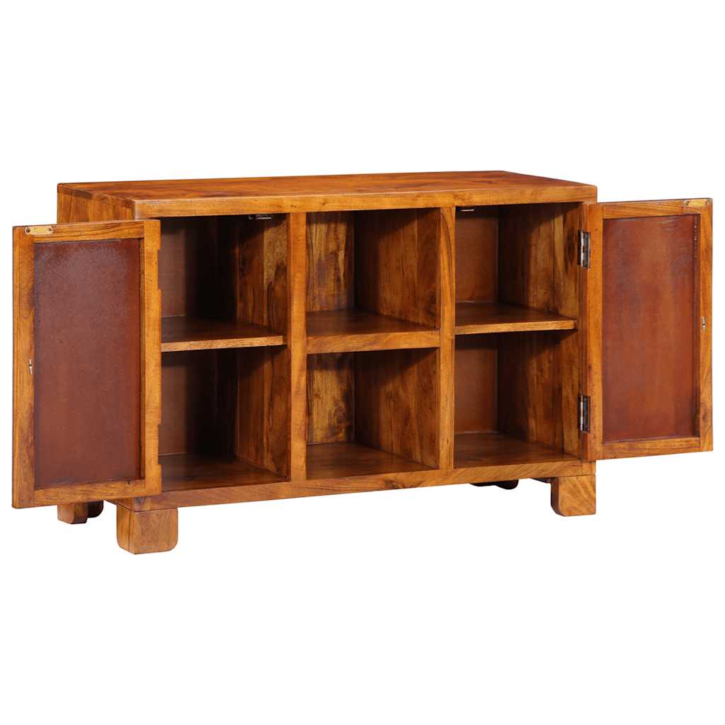 Buffet multicolore 90x35x60 bois massif d'acacia - XIOS