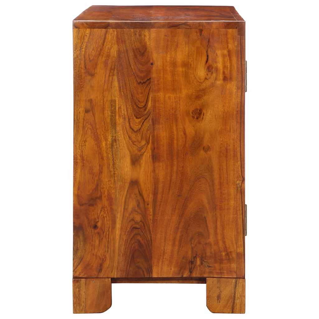 Buffet multicolore 90x35x60 bois massif d'acacia - XIOS